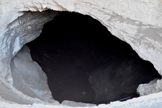 This picture is of the entrance of Carlsbad Caverns National Park located in New Mexico.